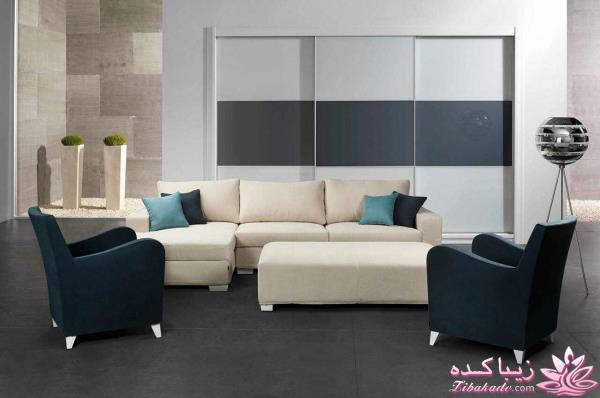 دکوراسیون کرم سرمه ای 